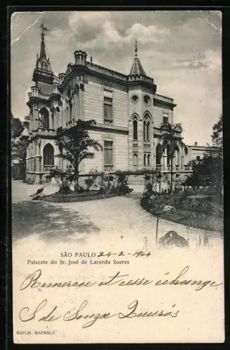 AK Sao Paulo, Palacete do Sr. José de Lacerda Soares