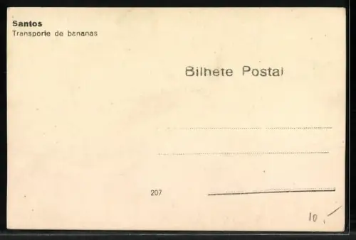 AK Santos, Transporte de bananas