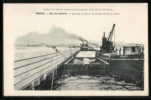 AK Rio de Janeiro, Grands travaix de construction du Port