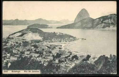 AK Botafogo, Totalansicht aus der Vogelschau