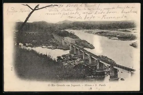 AK S. Paulo, O Rio Grande em Jaguará, Panorama e Minas