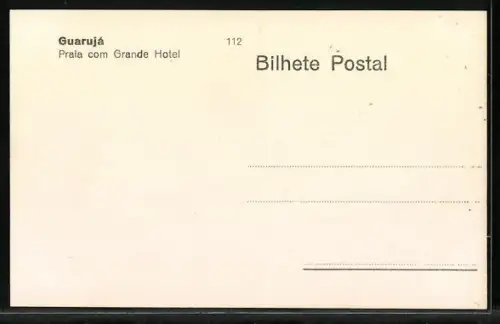 AK Guarujá, Praia com Grande Hotel