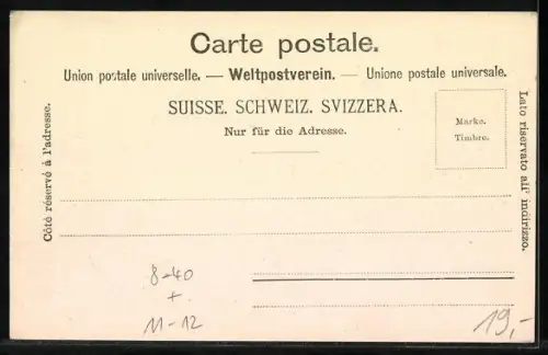 AK Jungfraubahn, Tunnelbau, Arbeiter am Tunneleingang