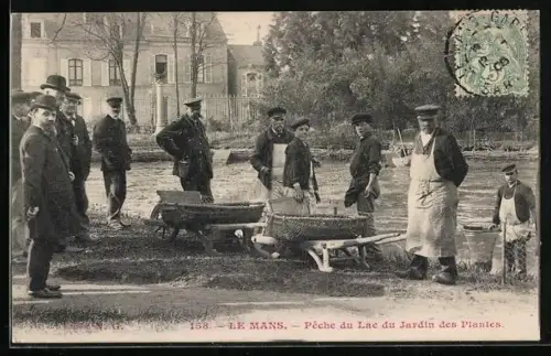 AK Le Mans, Pêche du Lac du Jardin des Plantes
