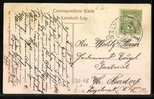 AK Brucker Lager, Zwei Gliederfeuer, Österreichische Soldaten in Uniform