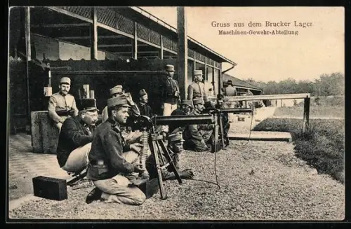 AK Brucker Lager, Maschinen-Gewehr-Abteilung