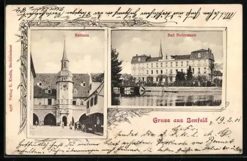 AK Benfeld, Rathaus, Bad Siefermann