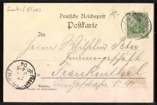 AK Ingweiler u. Els., Schloss Lichtenberg, Gasthaus v. Bronnier