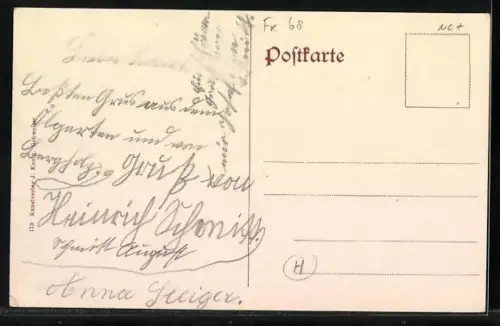 AK Bergholz-Zell /O.-Els., Restaurant von Emil Brand, Inneres der Ölberg-Kapelle