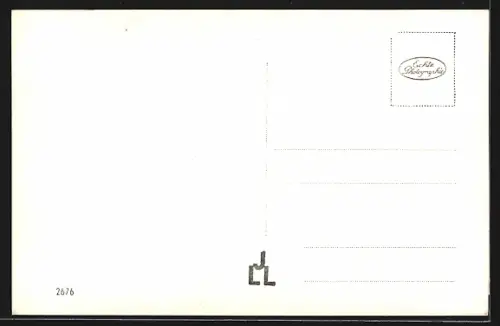 AK Leonding, Ortsansicht mit Kirche vom Feld aus