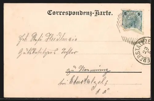 AK Maria Taferl, Ortspartie aus der Vogelschau