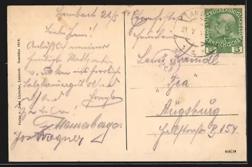 AK Lambach /Ob.-Oest, Stift, Gasthaus Weinstübl, Innenansicht