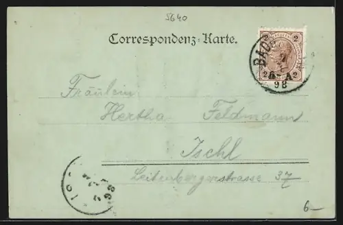 Mondschein-AK Bad Gastein, Kötschachthal aus der Vogelschau