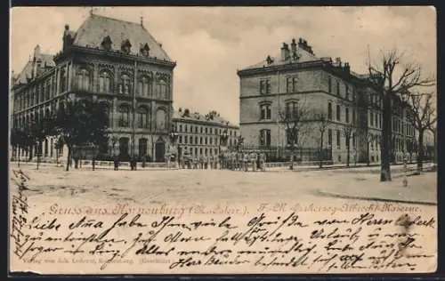 AK Korneuburg /N.-Österr., F.-N.-Erzherzog-Albrecht-Kaserne