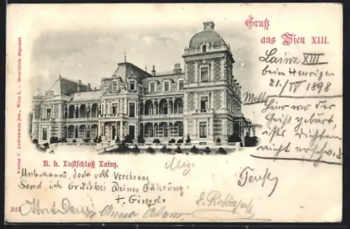 AK Wien, K. k. Lustschloss Lainz