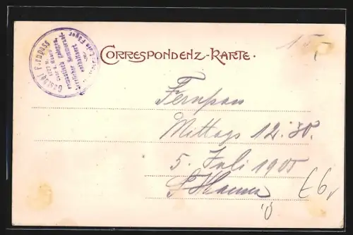 AK Fernpass, Gasthof am Fern, Bes. Luis Föger, Kirche