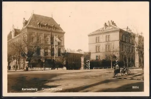 AK Korneuburg, Ansicht der Pionierkaserne