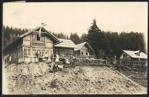 AK Treffen am Ossiacher See, Steinwenderhütten, Panorama