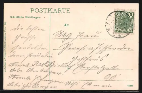 AK Wels, Volksgartenhalle mit Anlage