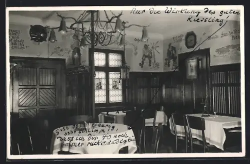 AK Bruck a. d. Mur, Gasthof zum Mohren, Roseggerstube