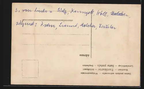 AK Bregenz, Hotel zur Krone, Schwabengesellschaft, Kegelausflug nach Wangen i. A. 1905, Gruppenfoto