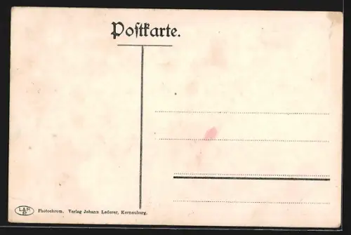 AK Korneuburg, Albrechtskaserne mit Strassenpartie
