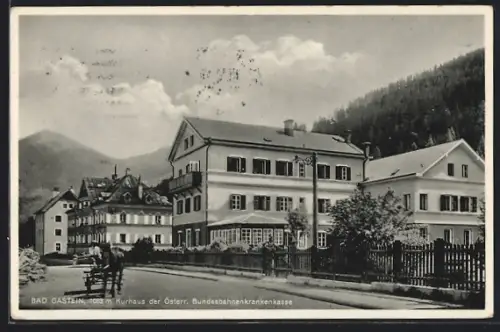 AK Bad Gastein, Kurhaus der Österr. Bundesbahnenkrankenkasse