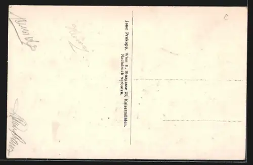 AK Königstetten, Ortsansicht mit Platz aus der Vogelschau, Kirche, Denkmäler