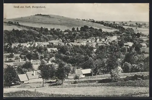 AK Drassmarkt, Karl, Ortsansicht aus der Vogelschau