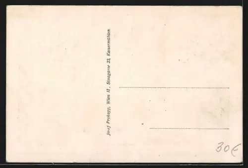AK Lackenbach, Ortsansicht aus der Vogelschau