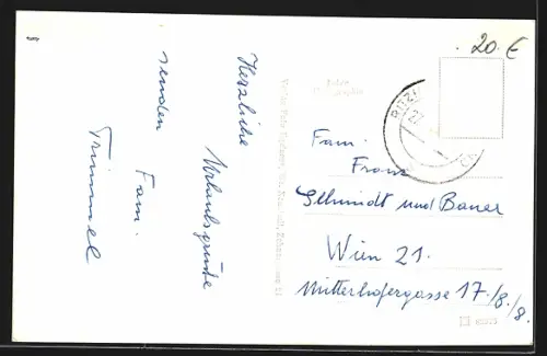 AK Ritzing, Strassenpartie am Kaufhaus von Anton Maleschitz