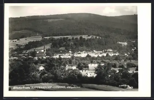 AK Rattersdorf-Liebing, Die Sommerfrische aus der Vogelperspektive