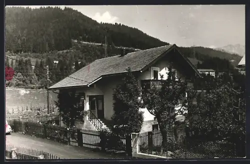 Foto-AK Schladming /Stmk., Wohnhaus Maria Kornberger, Sportplatzweg 385