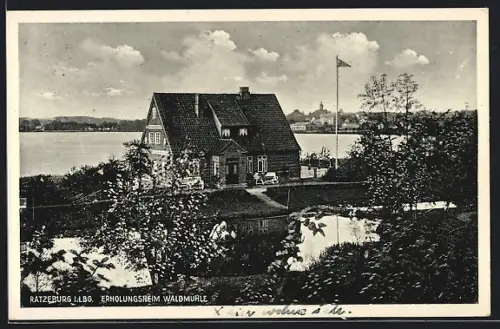 AK Ratzeburg i. Lbg., Erholungsheim Waldmühle