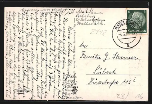 AK Ratzeburg i. Lbg., Erholungsheim Waldmühle