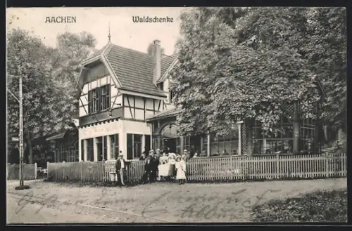 AK Aachen, Gasthaus Waldschenke
