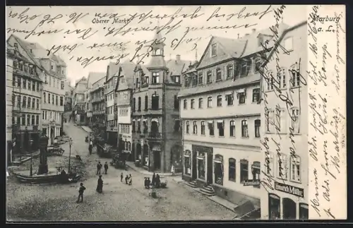 AK Marburg a. L., Oberer Markt