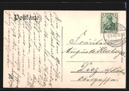 AK Marburg a. L., Oberer Markt