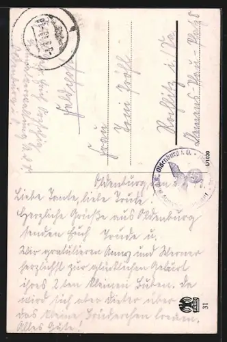 AK Oldenburg i. O., Degodehaus erbaut 1502