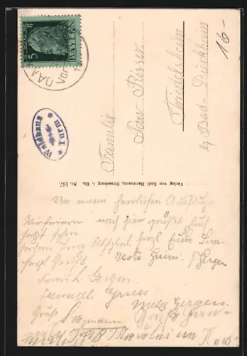 AK Dannenfels, Ludwigsturm auf dem Donnersberg, Gasthof Waldhaus