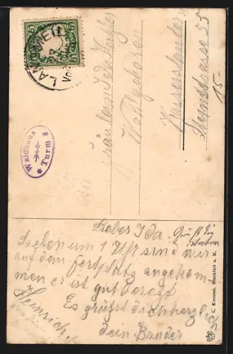 AK Dannenfels /Donnersberg, Gasthof Waldhaus, Ludwigsturm
