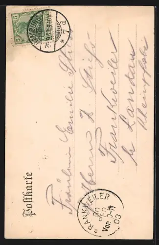 AK Silk b. Friedrichsruh, Bismarck-Säule