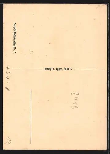 Künstler-AK Ratzeburg, Friesin in Volkstracht