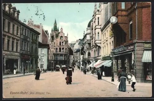 AK Essen /Ruhr, Strasse am Steeler Tor