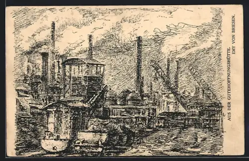 AK Oberhausen / Rheinland, Gute Hoffnungshütte