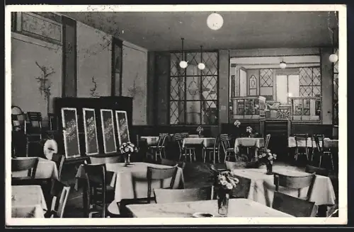 AK Ratzeburg i. Lbg., Hotel Schützenhof, Innenansicht