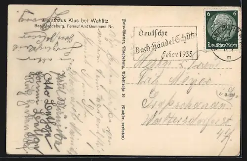 AK Wahlitz, Forsthaus