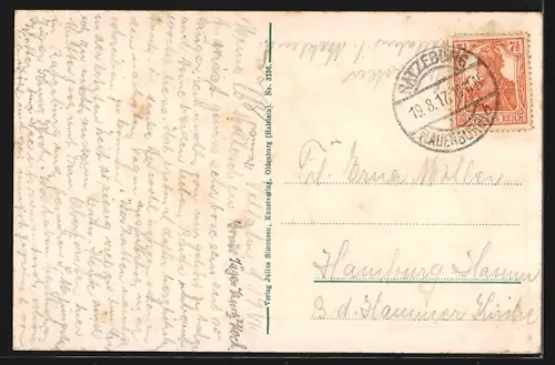 AK Ratzeburg i. Lbg., Blick vom Wasserturm, Teilansicht v. St. Georgsberg gesehen