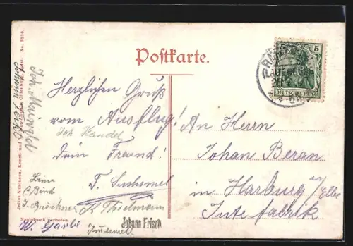 AK Ratzeburg, Ortsansicht vom Wasserturm aus, Ortsansicht von St. Georgsberg gesehen