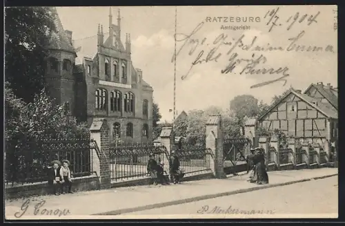 AK Ratzeburg, Amtsgericht mit Strassenpartie